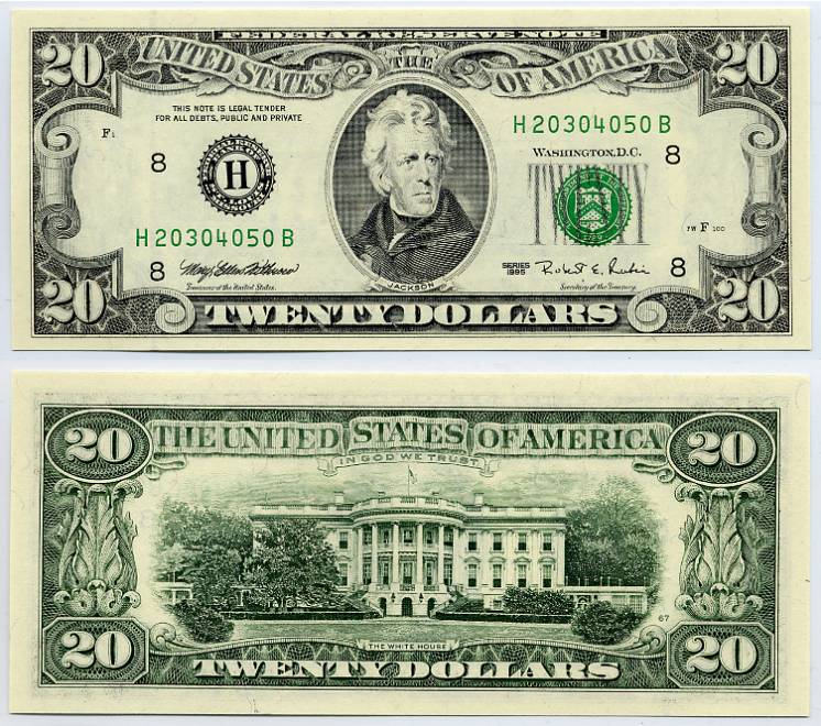 Top 95+ Images how much is a 1995 20 dollar bill worth Latest